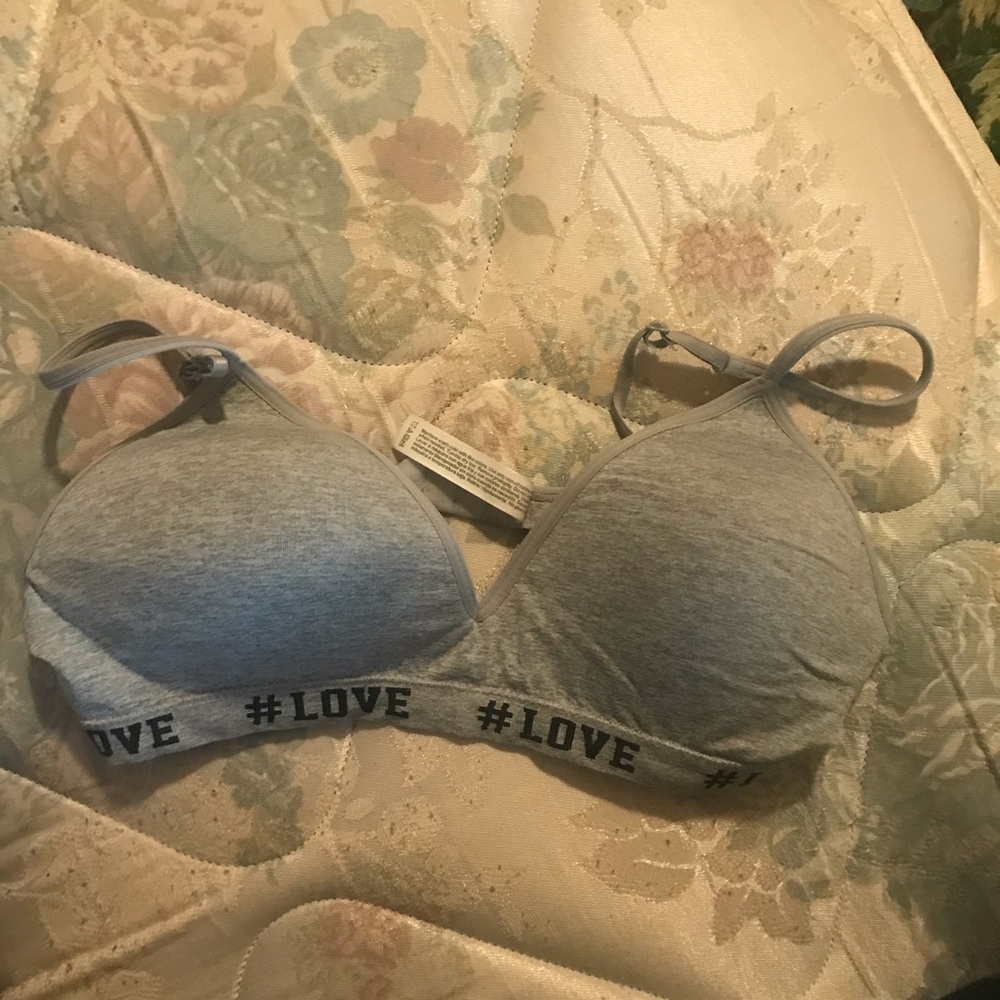 Gray bra